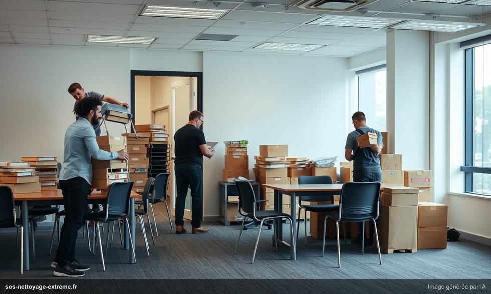 Débarras de locaux d'association après dissolution