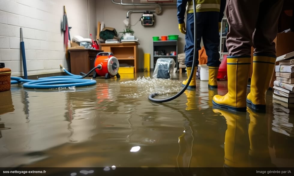 Débarras de cave inondée : urgence et prévention