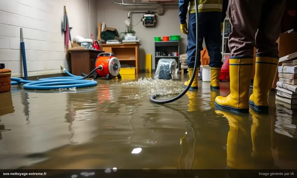 Débarras de cave inondée : urgence et prévention