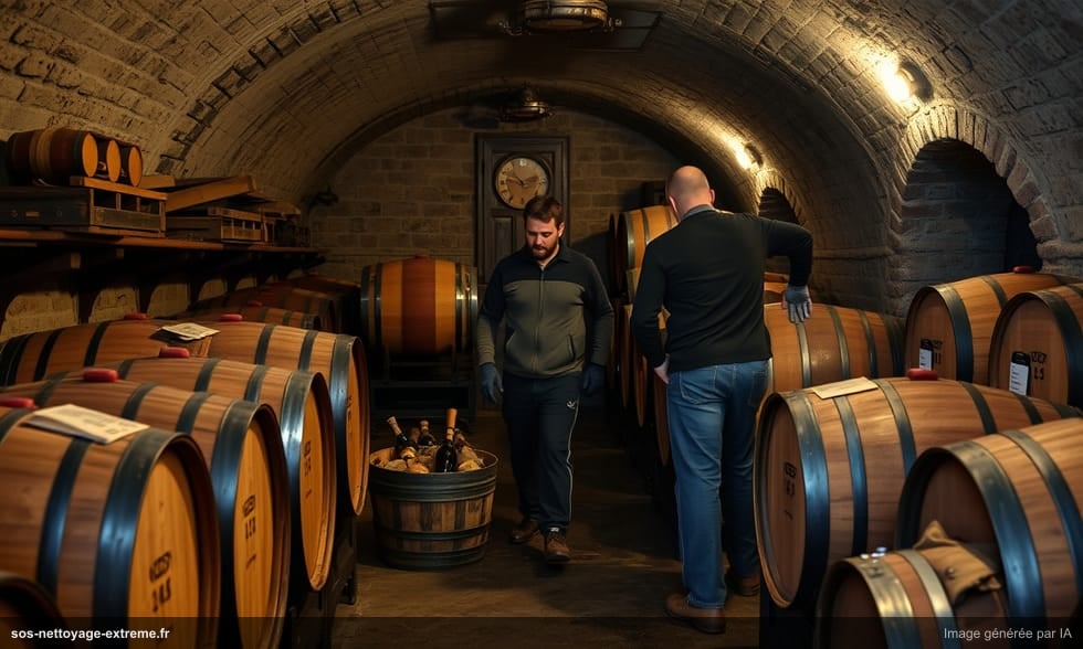 Débarras de chai et cave viticole : particularités