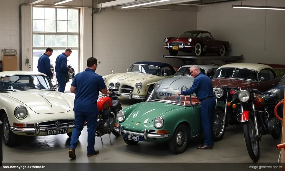 Débarras de collection de voitures ou motos anciennes