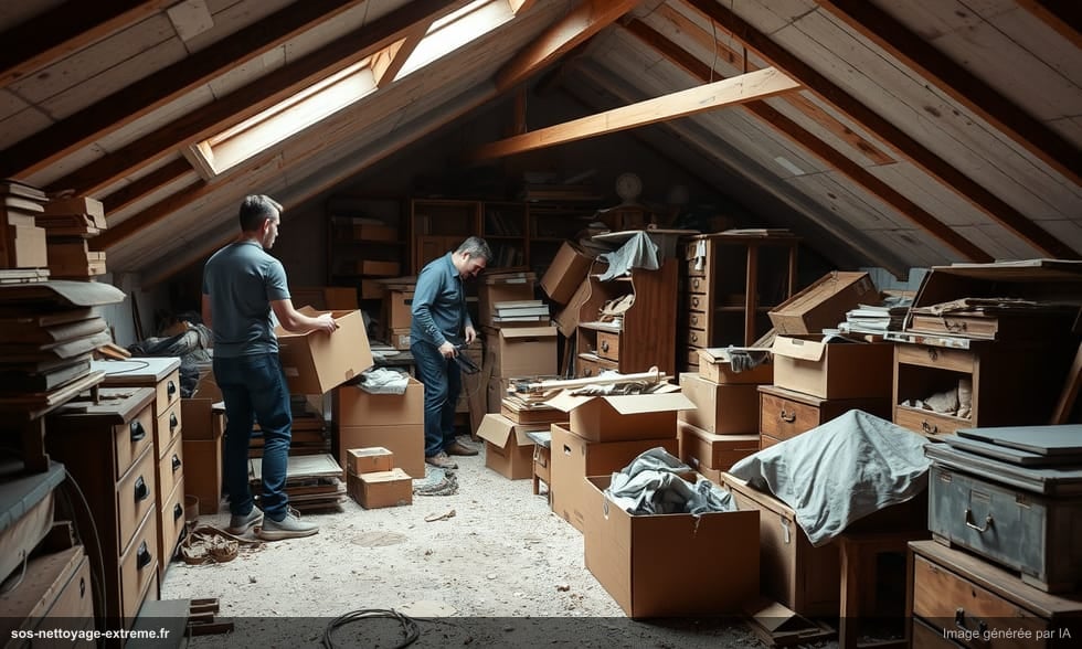 Débarras de grenier : étapes et prix en 2026