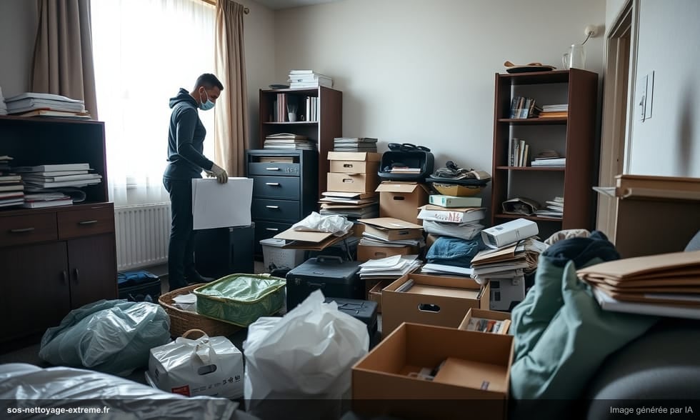 Débarras de logement HLM après expulsion locataire