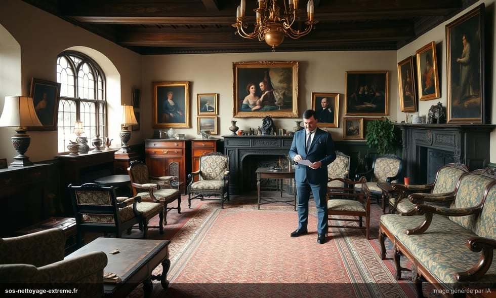 Débarras de manoir ou maison de notable : inventaire patrimonial