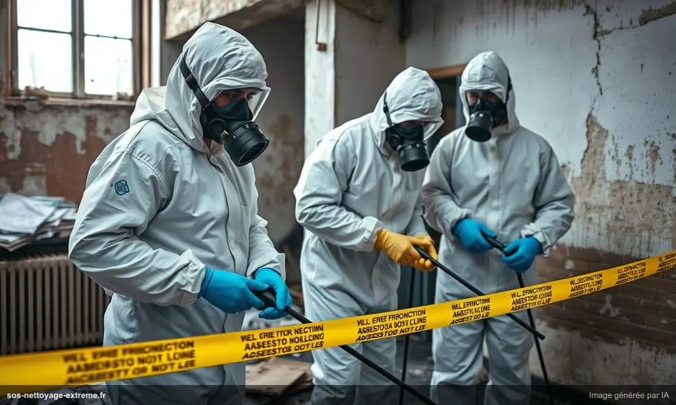 Débarras avec amiante : matériaux à ne pas toucher