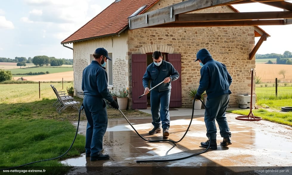 Nettoyage extrême en milieu rural : défis et solutions