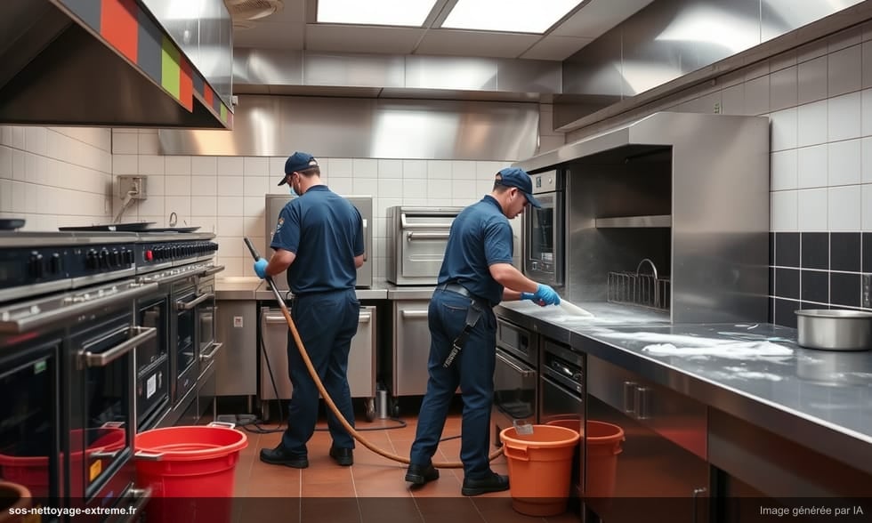 Nettoyage de local après fermeture de restaurant