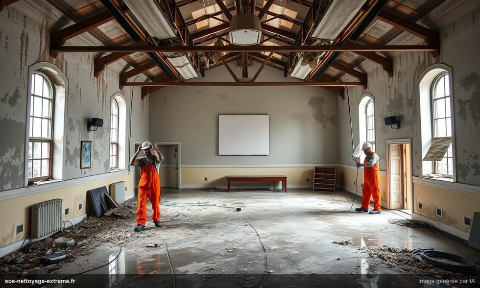 Nettoyage local associatif : sinistre ou abandon