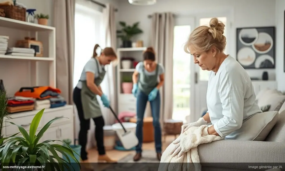 Nettoyage du logement d'un proche hospitalisé