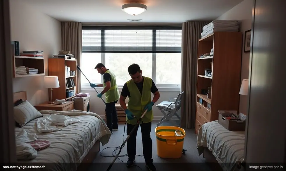 Logements étudiants : nettoyage extrême avant la rentrée