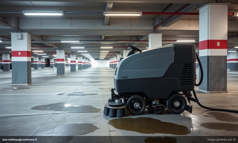 Nettoyage parking souterrain copropriété : syndic et tarifs