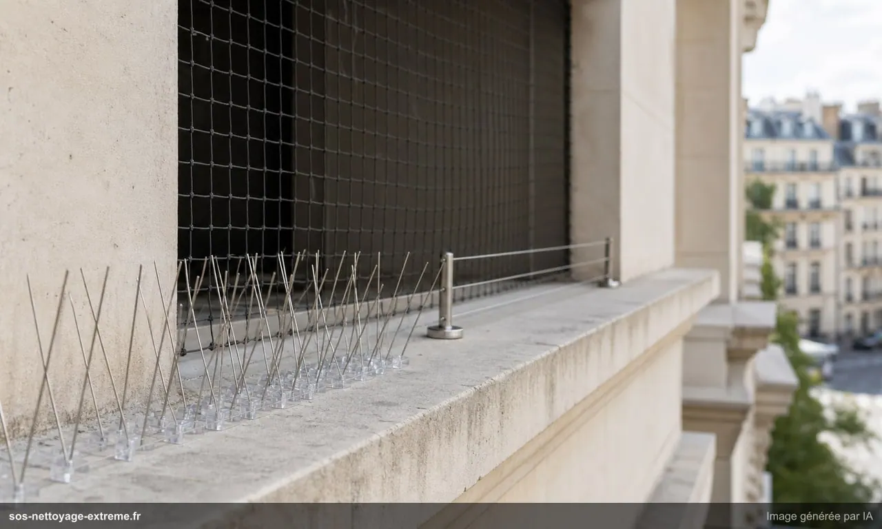 Pics ou filets anti-pigeons : quelle solution choisir