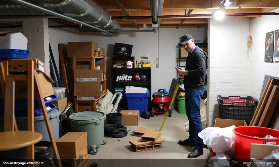 Prix d'un débarras de cave en 2026 : estimation par volume