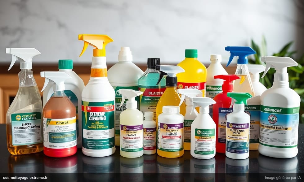 Les produits biocides utilisés en nettoyage extrême