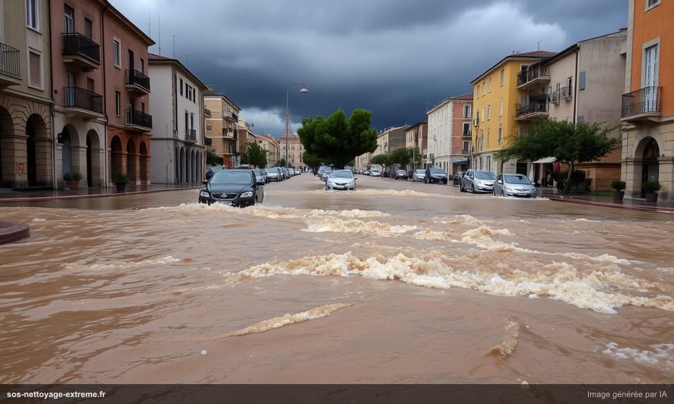 Nettoyage sinistre à Montpellier : épisodes cévenols et crues du Lez