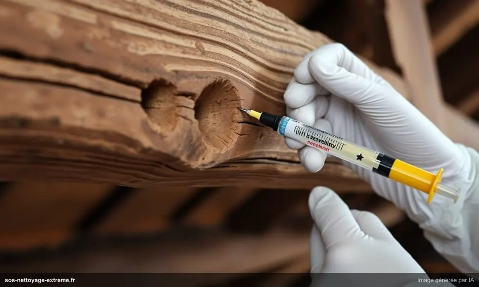 Traitement des bois contre les insectes xylophages