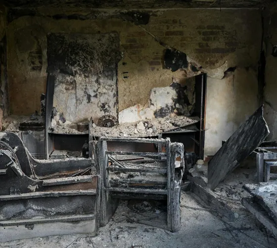 Remise en état après incendie