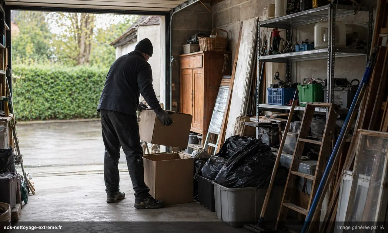 Débarras de garage : évacuation de tous types d'objets