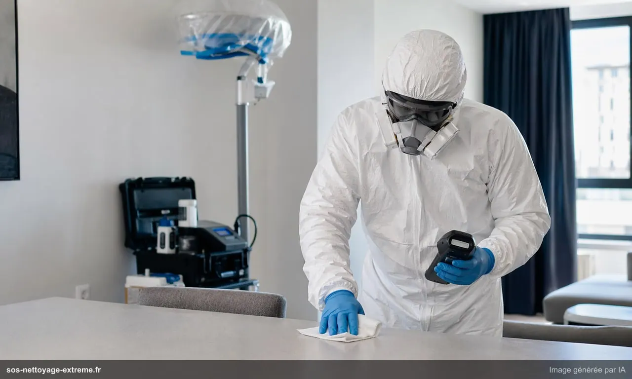 Décontamination biologique professionnelle : DASRI et zones contaminées