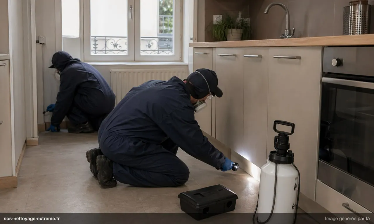 Illustration d’un protocole 3D avec équipement de protection en France
