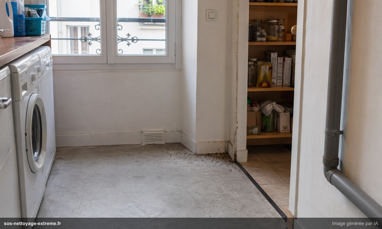 Illustration d’indices de nuisibles dans un logement ou local à Mulhouse