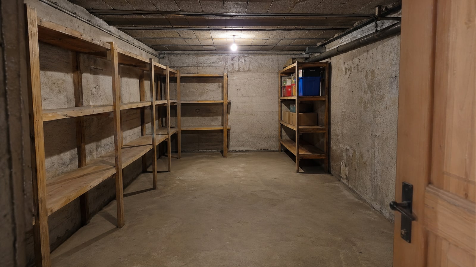 Illustration d’une cave dégagée après débarras à Niort