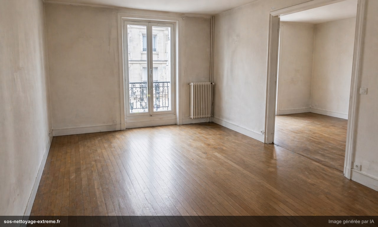 Illustration d’un logement ou local dégagé après débarras à Mulhouse