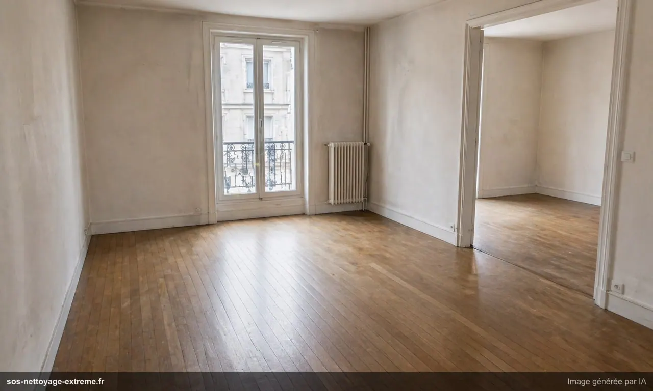 Illustration d’un logement ou local dégagé après débarras en France