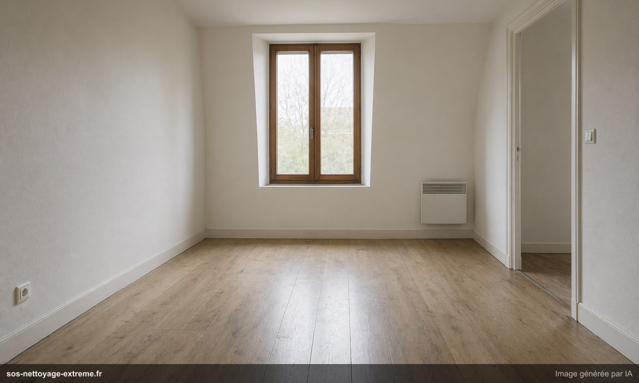 Illustration d’une zone traitée après décontamination biologique à Mulhouse