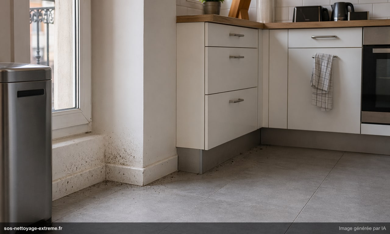 Illustration de zones à inspecter avant désinsectisation à Mulhouse