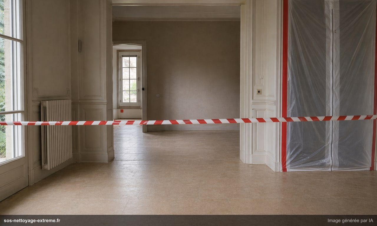 Illustration d’un logement à sécuriser après un décès de mort naturelle en France