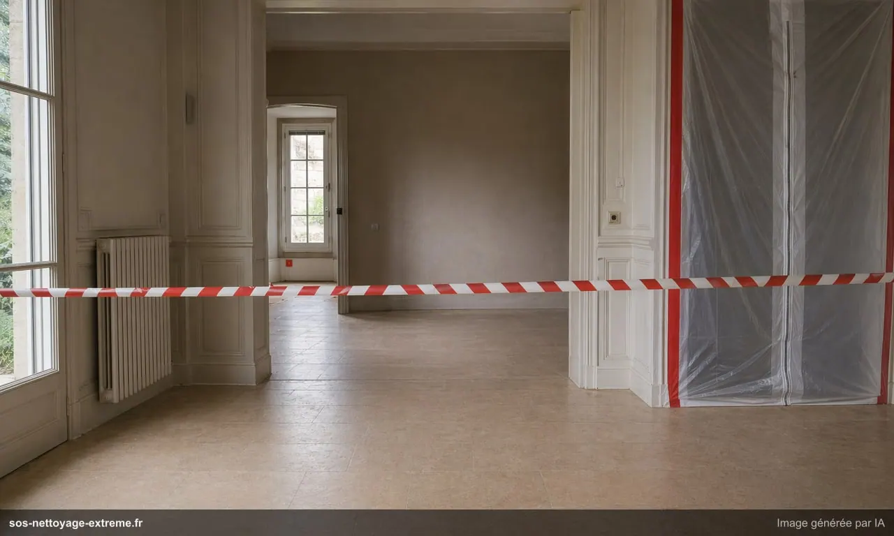 Illustration d’un logement à sécuriser après un décès de mort naturelle en France