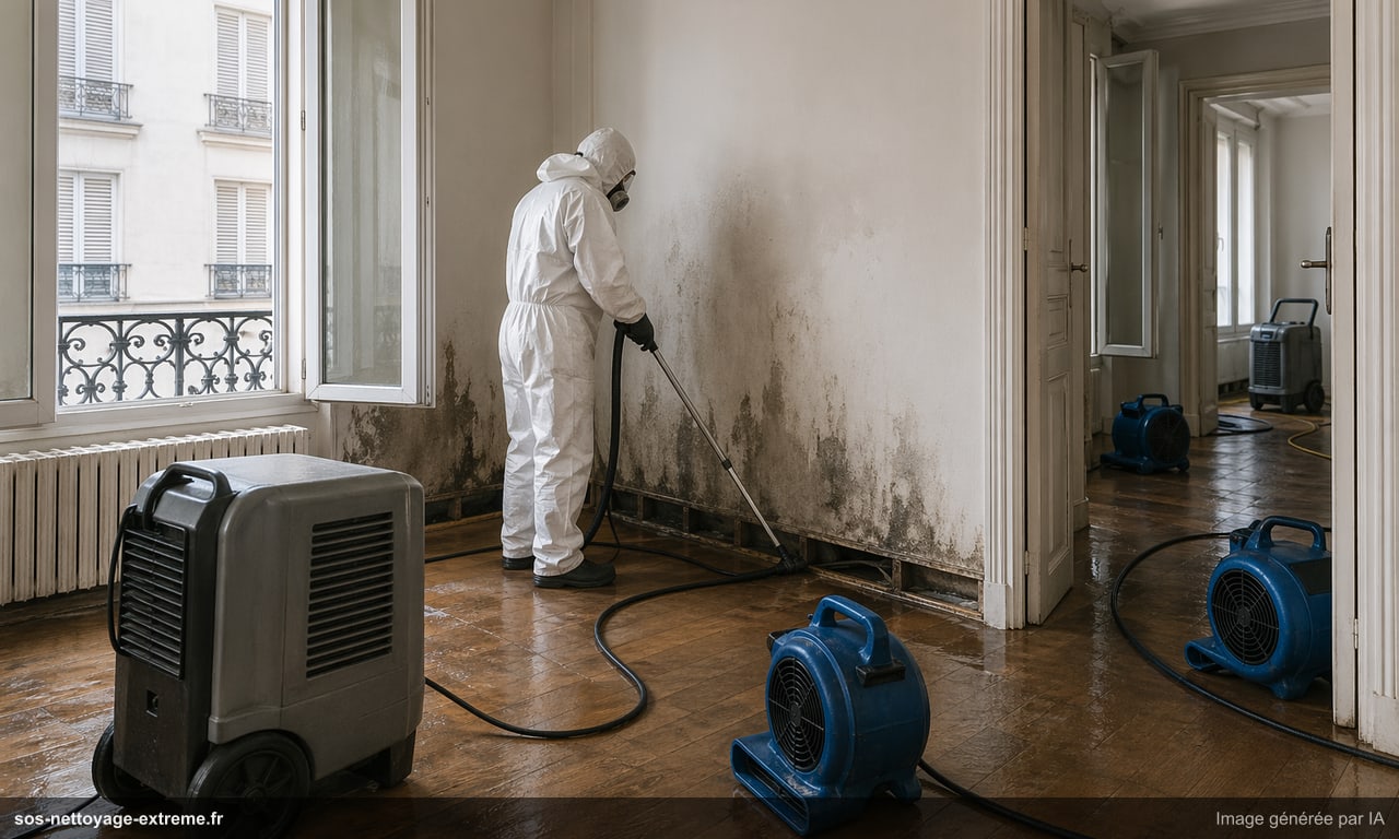 Illustration d’un protocole de remédiation après sinistre à Mulhouse