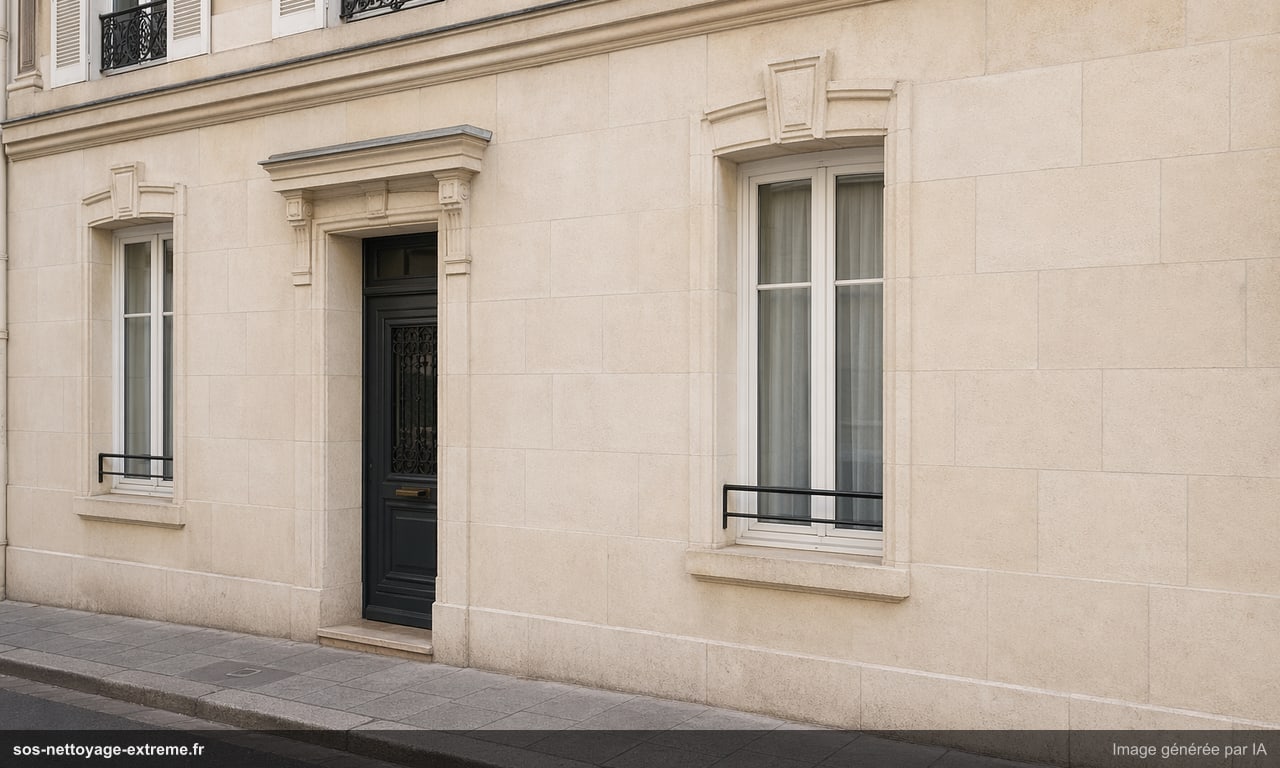 Illustration d’une façade rafraîchie après nettoyage à Mulhouse