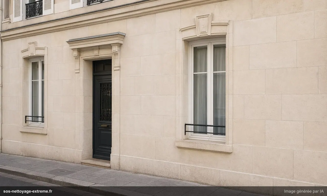 Illustration d’une façade rafraîchie après nettoyage en France