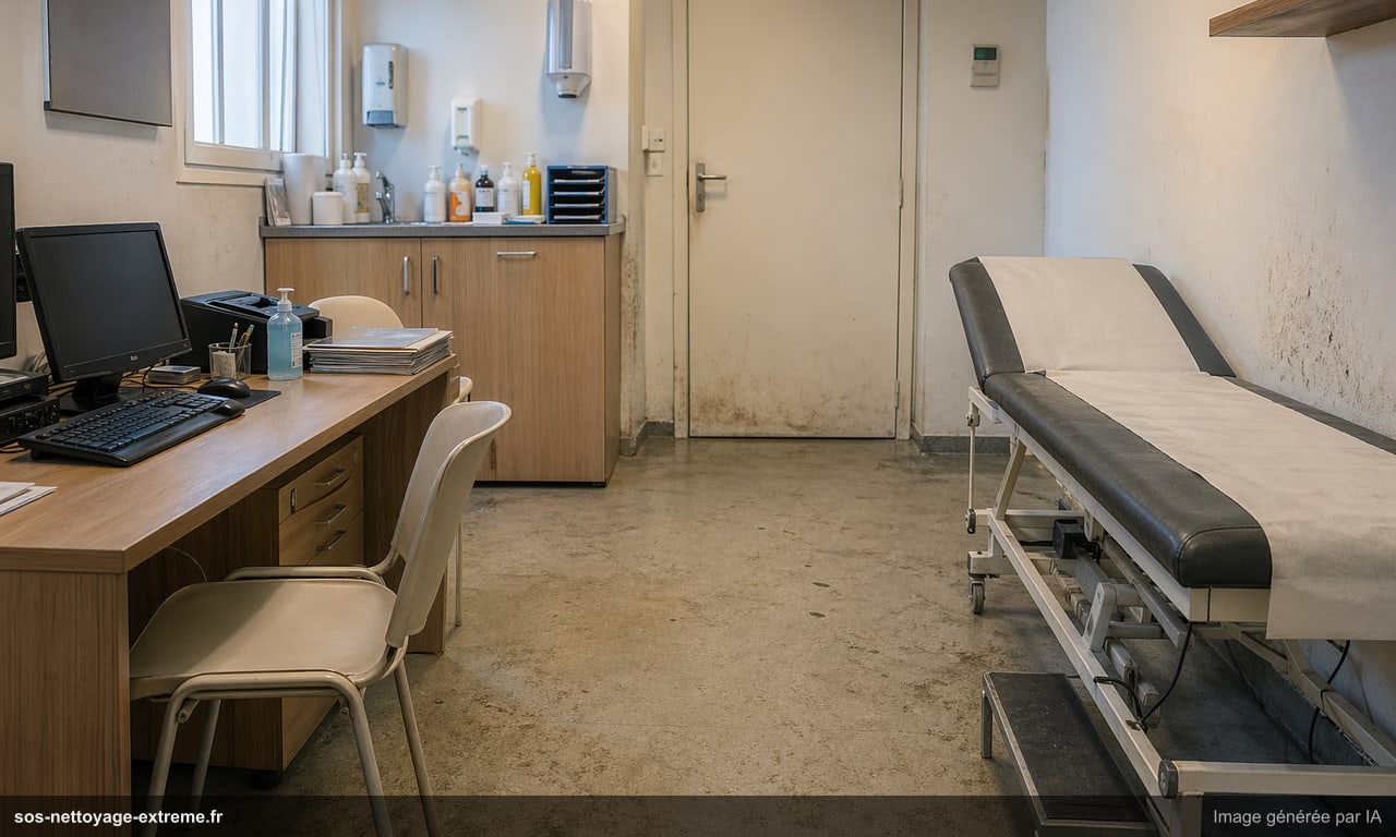 Illustration de locaux médicaux à assainir à Grenoble