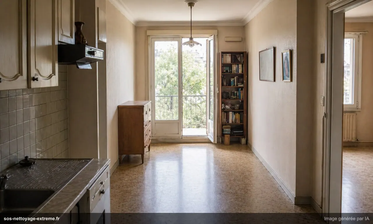 Illustration d’un logement rendu exploitable après nettoyage Diogène en France