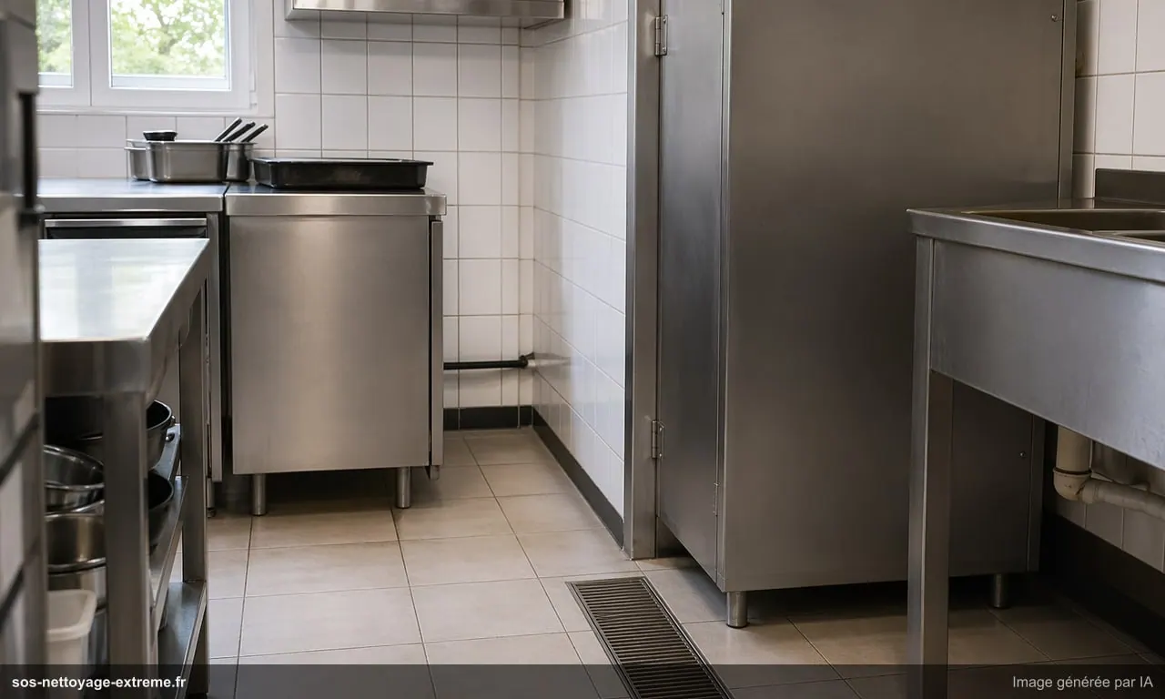 Illustration d’une cuisine stabilisée après traitement contre les cafards en France