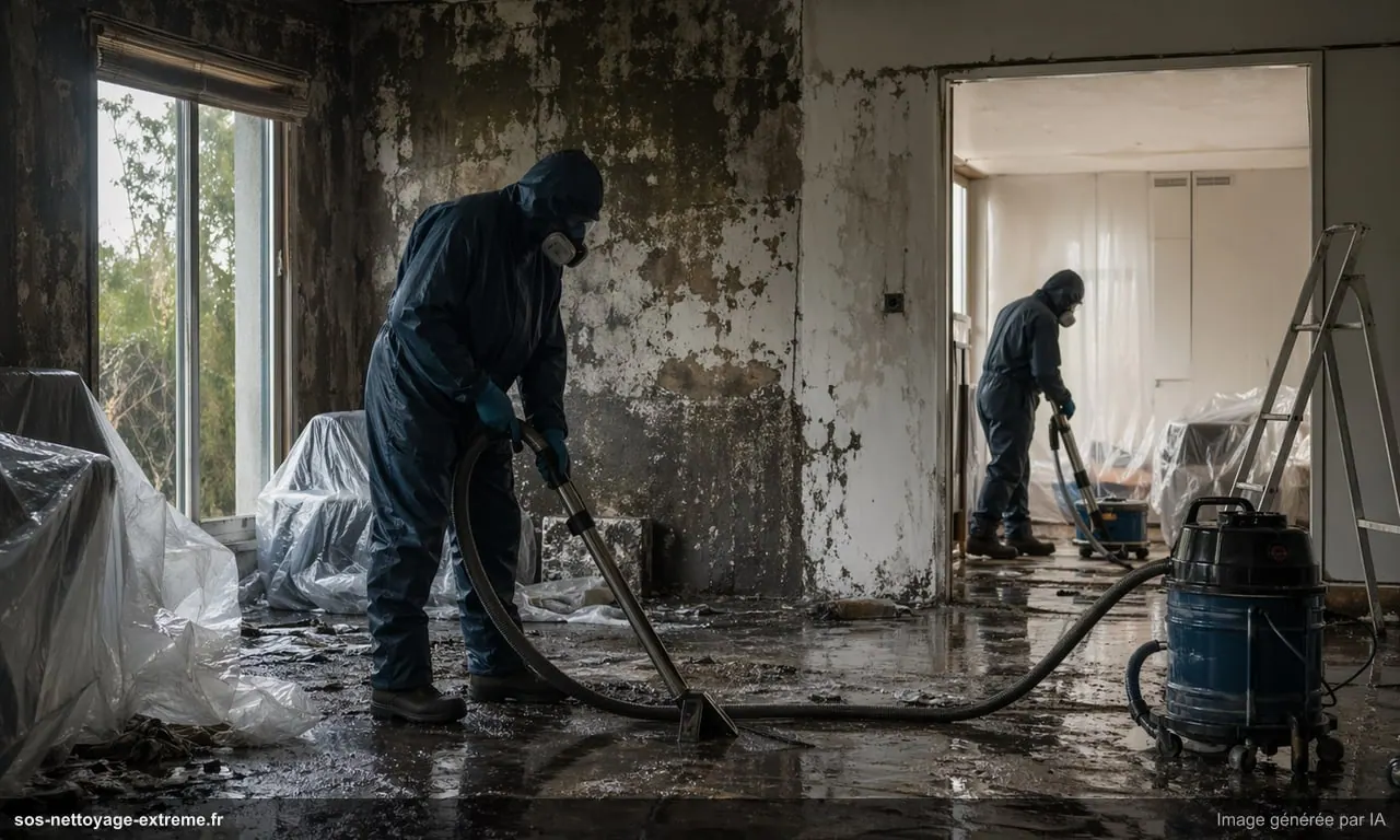 Nettoyage après sinistre : incendie et inondation