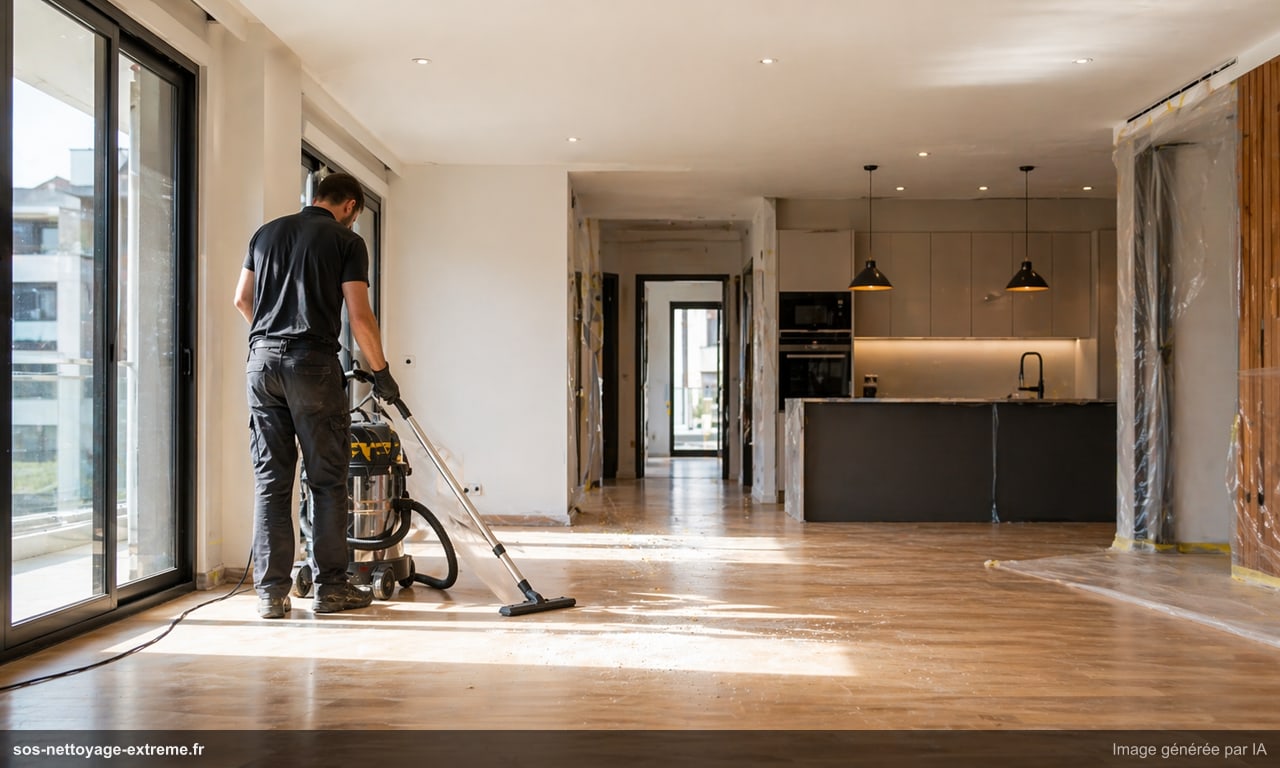Nettoyage de fin de chantier : remise en état avant livraison