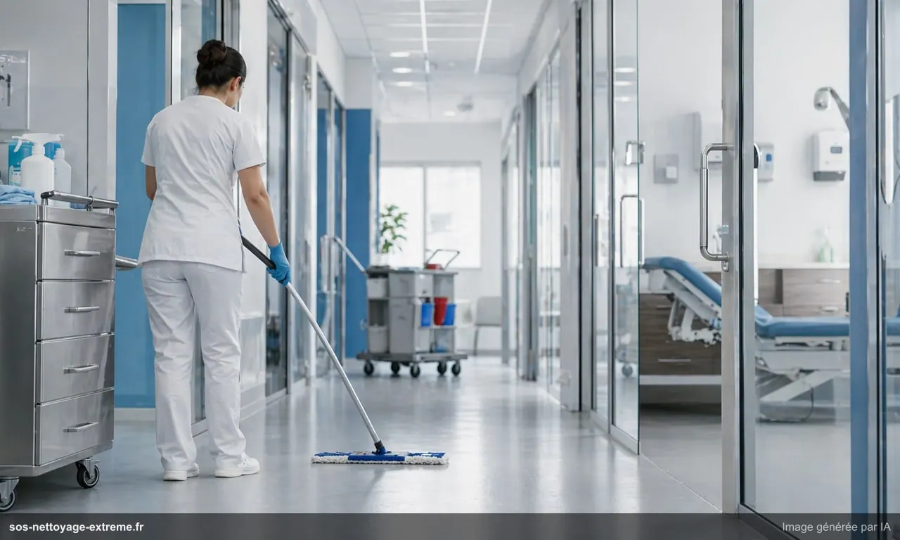 Nettoyage locaux médicaux — protocole et zones critiques